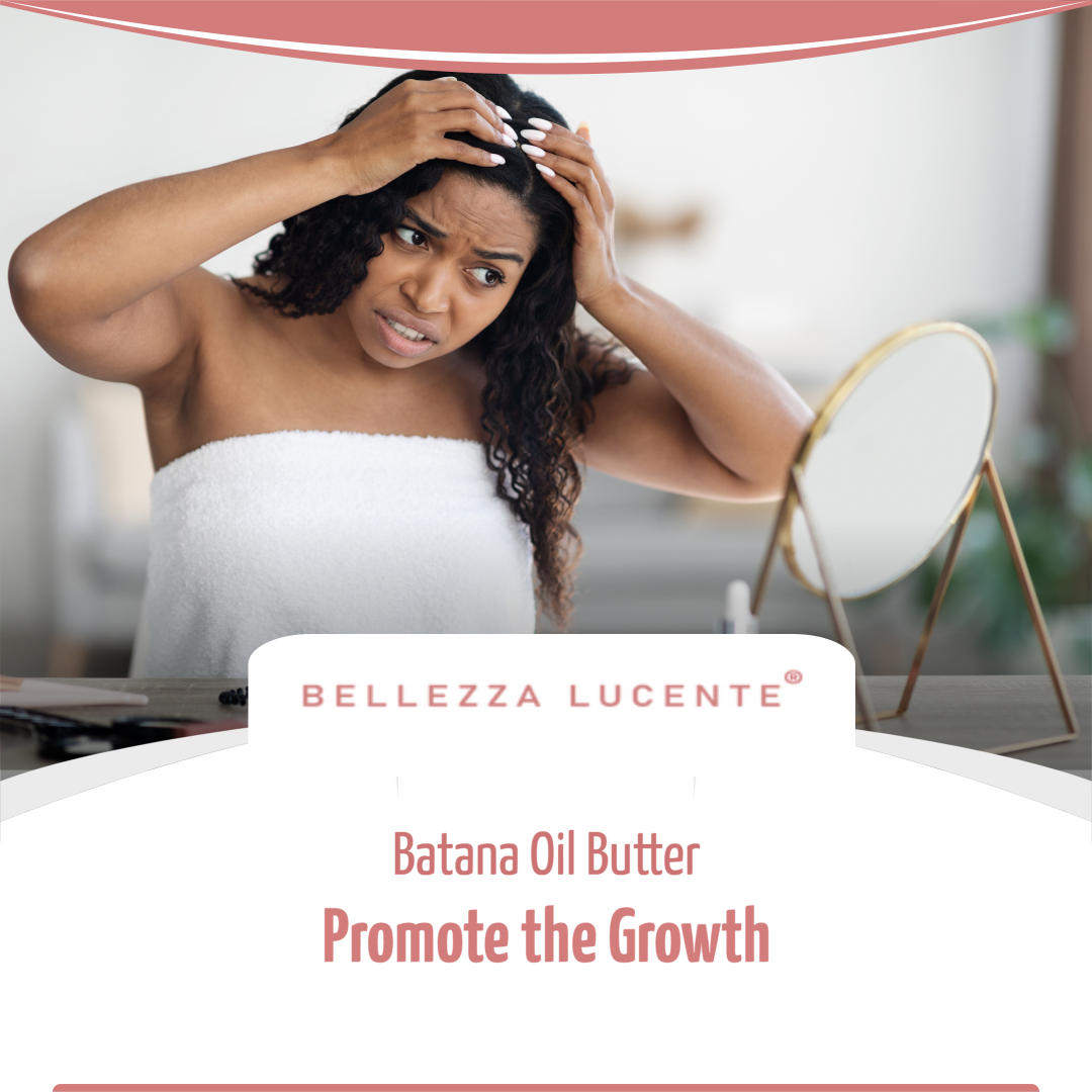 Bellezza Lucente Batana Oil Butter – Natural Hair & Skin Moisturizer for Dry, Damaged Hair – 4 oz